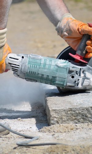 cutting granite stones, bending, work, granite, stones, separate, tool, construction work, diy, angle grinder, machine, energy, dust, granite stone, handyman, to cut, flexing, flex work, power, work, work, work, work, work